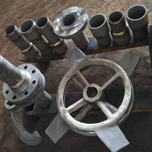 管道内壁喷涂碳化钨涂层，采用广州三鑫超音速喷涂设备