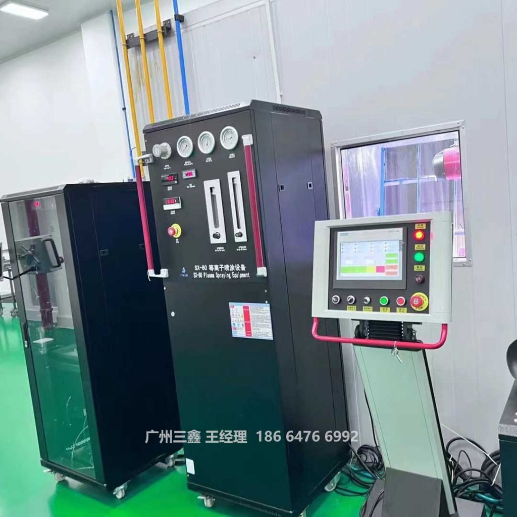 氧化钇氧化锆石墨舟皿火焰喷涂生产线